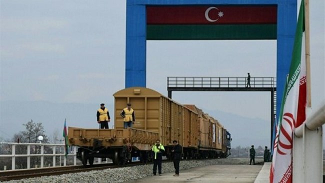 Iran-Azerbaijan railway exchanges grow by 44%